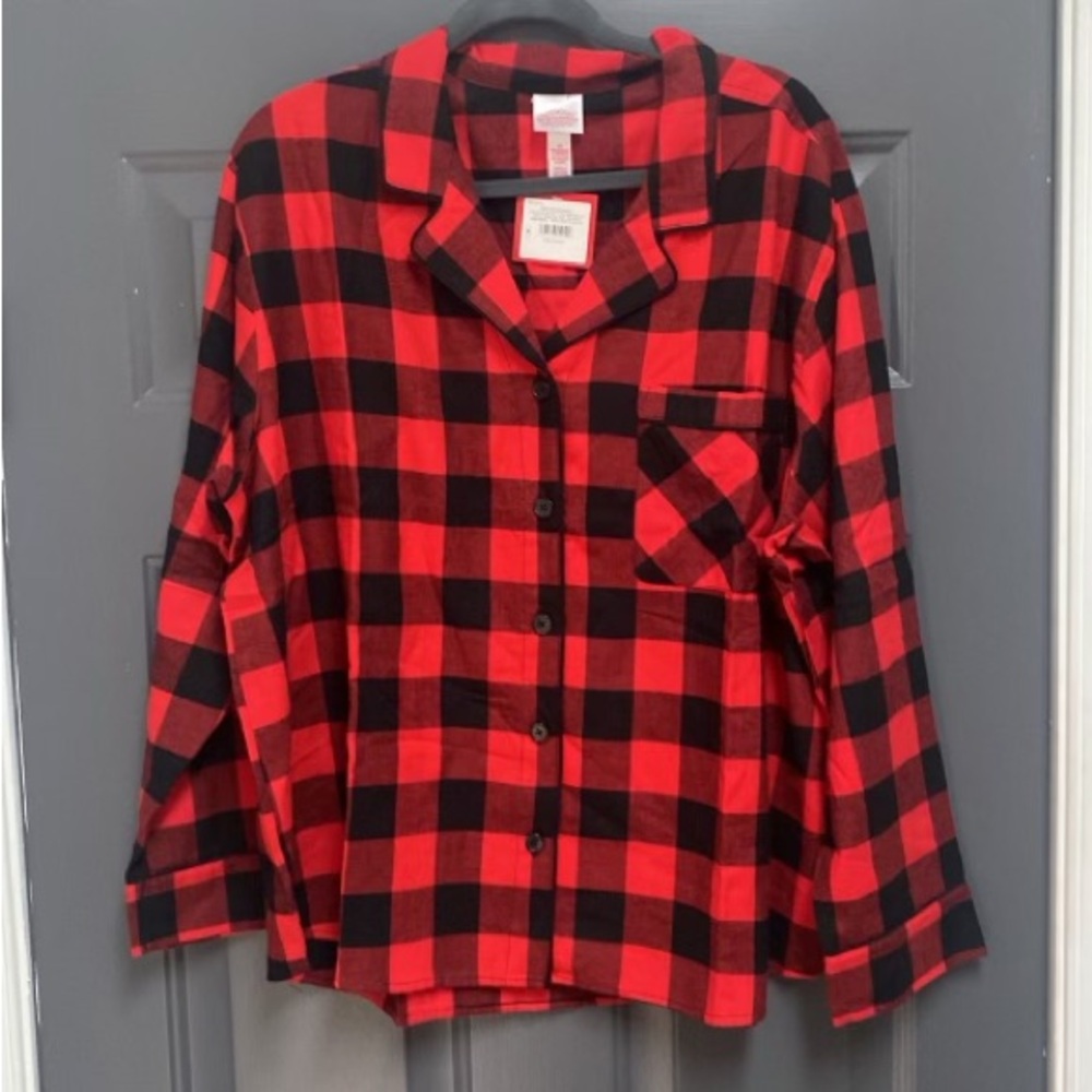 Wondershop Women’s 2 piece Buffalo check Flannel set available XXL NWT - Picture 2 of 8